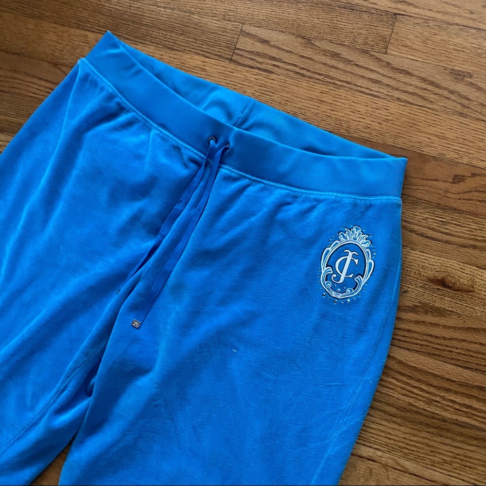 Bright blue juicy couture pants